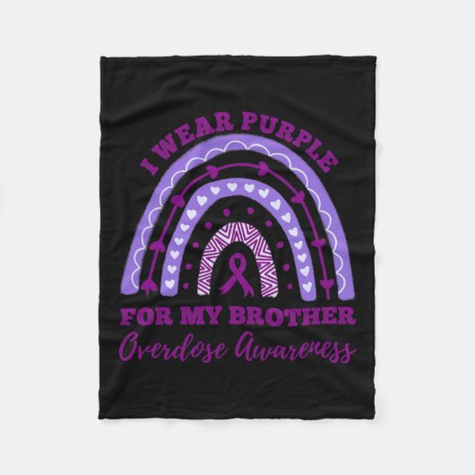 Bei Überdosierung von Müttern Lila, Bewusstlosigke Fleecedecke (Vorderseite)