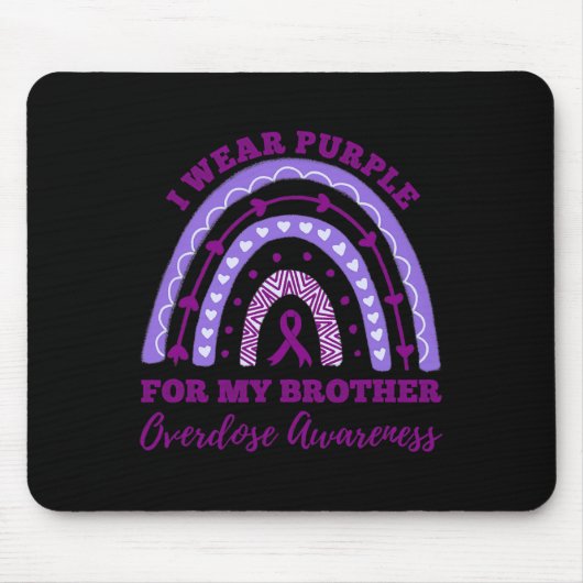 Bei Überdosierung von Müttern Lila, Bewusstlosigke Mousepad (Vorne)