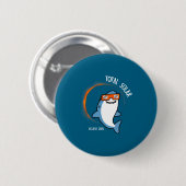 Bei White Shark Looking Total Solar Button (Vorne & Hinten)