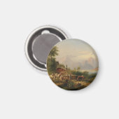 Bei Zell am See - Emil Barbarini Magnet (Vorderseite/Rückseite)