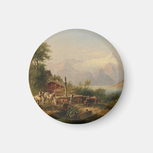 Bei Zell am See - Emil Barbarini Magnet (Vorne)