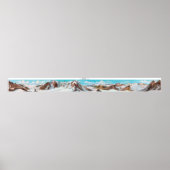 BEICHGRAT Schweizer Alpen Panorama 360° Poster (Vorne)