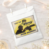 Beide Barrels, Militär und Industrie, Kriegsbemühu Geschenktütchen (Ausgeschnitten)