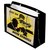 Beide Barrels, Militär und Industrie, Kriegsbemühu Große Geschenktüte (Rückseite Schrägansicht)