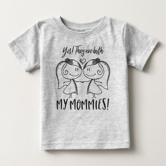 Beide meine Mamas Baby T-shirt