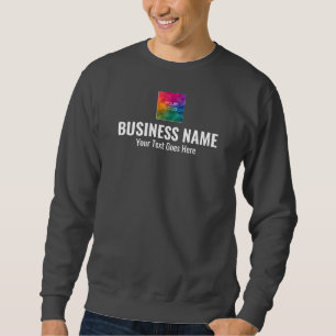 Beide Seiten Druckwerk Uniform Mens Cool dunkelgra Sweatshirt