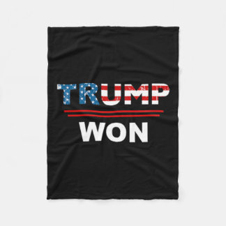 (beide Seiten) Funny Trump gewann Trump 4547. Wast Fleecedecke