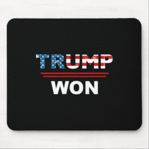 (beide Seiten) Funny Trump gewann Trump 4547. Wast Mousepad
