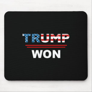 (beide Seiten) Funny Trump gewann Trump 45_47. Was Mousepad