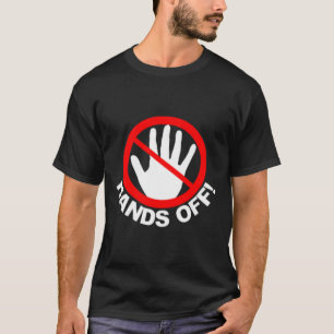 (beide Seiten) Hände weg Protest lustig vintage T-Shirt