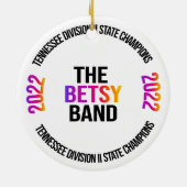 Beide Sides - Betsy Band Staat Championship Orname Keramik Ornament (Hinten)