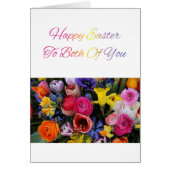 Beide von Ihnen glücklich Osterspringblumenstrauß (Vorne)