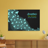 BEIDE VRDS BAT Bar Mitzvah Sign in Memory Board Leinwanddruck (Insitu (Wohnzimmer))