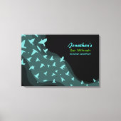 BEIDE VRDS BAT Bar Mitzvah Sign in Memory Board Leinwanddruck (Vorderseite)