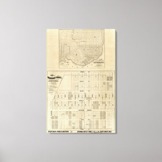 Beideman Tract, San Francisco Leinwanddruck (Vorderseite)