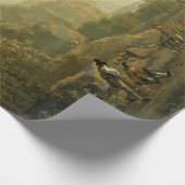 Beider Jan. Landschaft mit stillstehenden Geschenkpapier (Ecke)