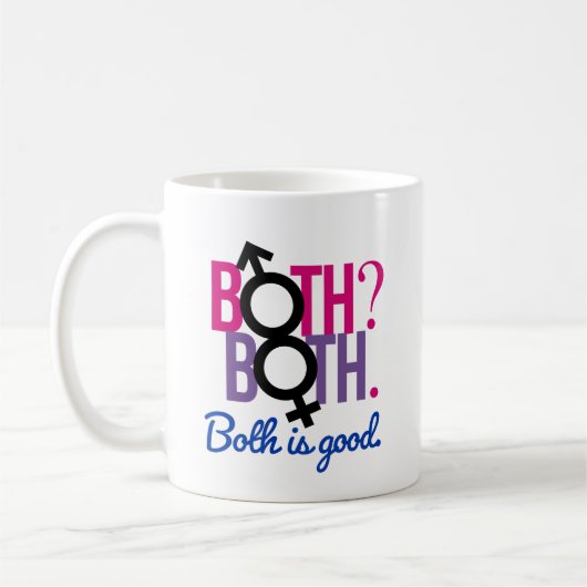 Beides. Beides? Beides ist gut Kaffeetasse (Links)