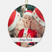 Beides Foto-Ornamente Sake-Geschenke Keramik Ornament (Links)