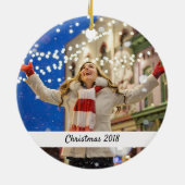 Beides Foto-Ornamente Sake-Geschenke Keramik Ornament (Hinten)