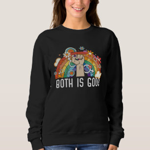 Beides ist gut Bi Bisexuell Regenbogen Stolz Bisex Sweatshirt