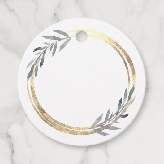 beidseitig Imitat-Folienkreis Geschenkanhänger (Vorderseite)