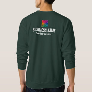 Beidseitiger Druck Business-Arbeitsuniform Herren  Sweatshirt