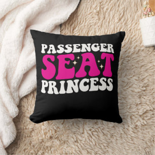 Beifahrersitz Prinzessin Mädchen Auto Groovy Retro Kissen