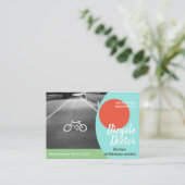 BEIFAHRRADREPARATURMÄCHTIG, 3,5 Zoll x 2,5" Visite Visitenkarte (Stehend Vorderseite)