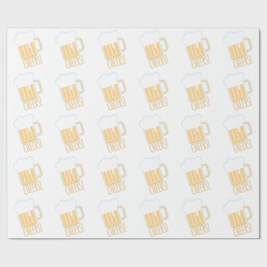 Beifall-Bier Geschenkpapier (Flach)