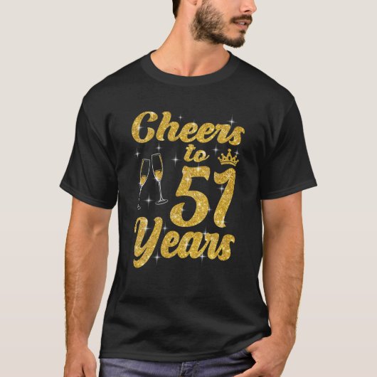 Beifall bis 51 Jahre alte Königin Niedlich 51. Geb T-Shirt (Vorderseite)