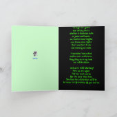 Beifall - eine Feier der Freundschaft Dankeskarte (Innenseite)