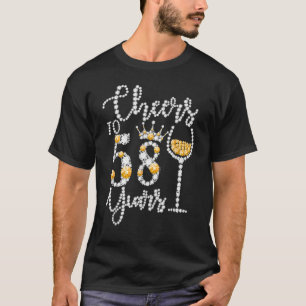 Beifall für 58 Jahre Altes Glück 58. Geburtstagskö T-Shirt