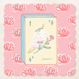 Beifall für Bird Bam Mahjong Untersetzer