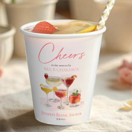 Beifall für | Cocktail-Brautparty Pappbecher