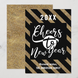 Beifall für das neue Jahr Moderne Kalligraphie Fes Feiertagskarte