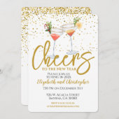 Beifall für das neue Party Einladung (Vorne/Hinten)