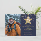 Beifall für das Party zur Rückgabe von Navy- und G Einladung (Stehend Vorderseite)