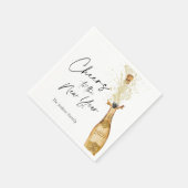 Beifall für das Personalisierte Party des Neujahrs Serviette (Ecke)