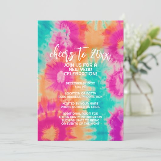 Beifall für den Aquamarinen 70er Vibe über die Neu Einladung (Stehend Vorderseite)