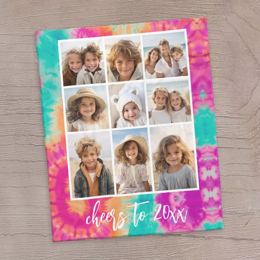 Beifall für den Aquamarinen 70er Vibe über die Neu Fleecedecke