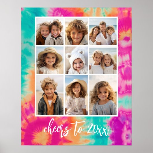 Beifall für den Aquamarinen 70er Vibe über die Neu Poster (Vorne)