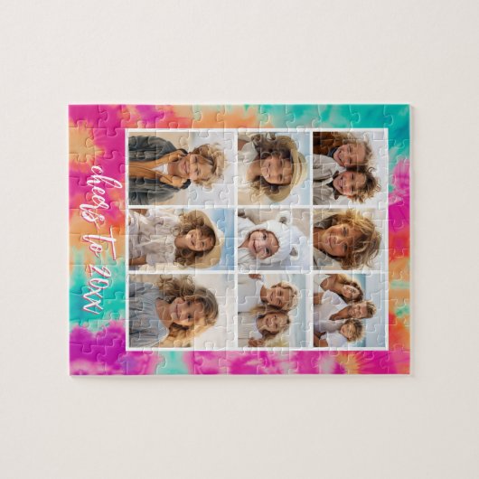 Beifall für den Aquamarinen 70er Vibe über die Neu Puzzle (Horizontal)