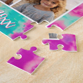 Beifall für den Aquamarinen 70er Vibe über die Neu Puzzle (Seite)