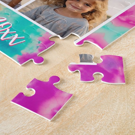 Beifall für den Aquamarinen 70er Vibe über die Neu Puzzle (Seite)