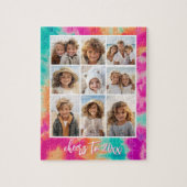 Beifall für den Aquamarinen 70er Vibe über die Neu Puzzle (Vertikal)