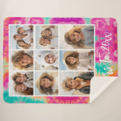 Beifall für den Aquamarinen 70er Vibe über die Neu Sherpadecke (Vorderseite (Horizontal))