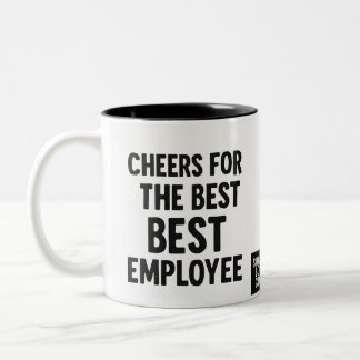 Beifall für den besten Mitarbeiter Zweifarbige Tasse