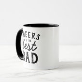 Beifall für den besten Vater Moderne Geschenke für Tasse (Vorderseite Links)