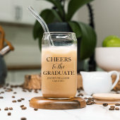 Beifall für den Graduate Custom 2025 Abschluss Dosenglas