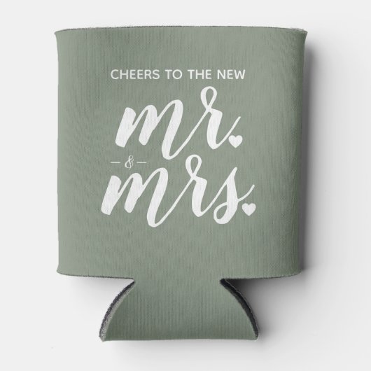 Beifall für den neuen Herrn & Mrs. Wedding Dosenkühler (Vorderseite)